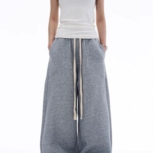 Wide Leg Gray Pants